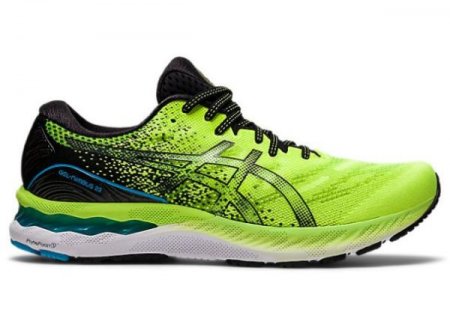 ASICS | FOR MEN GEL-NIMBUS 23 - Hazard Green/Black