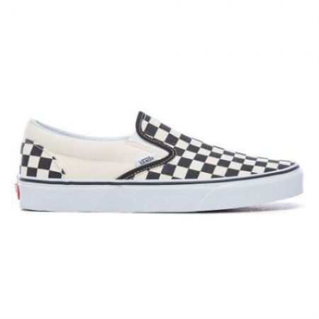 Vans | Women's Checkerboard Classic Slip-On Black-White Checkerboard