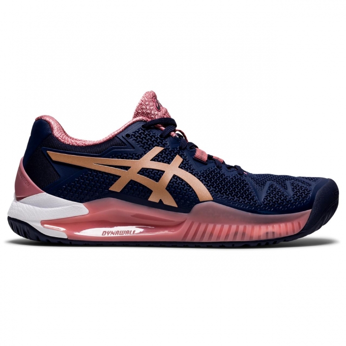 Asics | Women's GEL-RESOLUTION 8-Peacoat/Rose gold