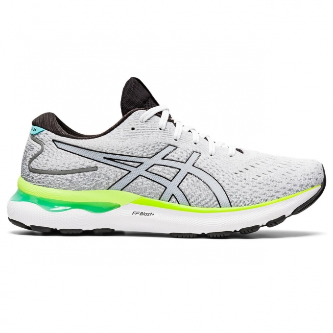 Asics | Men's GEL-NIMBUS 24-White/Black