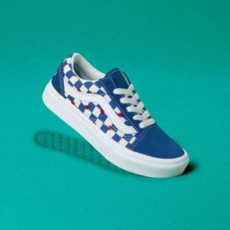 Vans | Kids'Autism Awareness ComfyCush Old Skool Kids (4-8 years) (Autism Awareness) Vans | Kids'Heart/True Blue