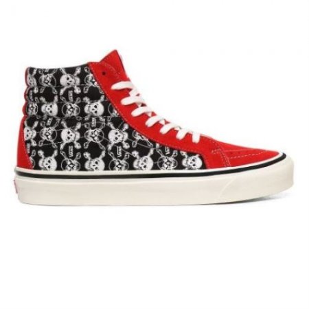 Vans | Men's Anaheim Factory Sk8-Hi 38 DX (Anaheim Factory) Og Skulls/Og Red/Og Black