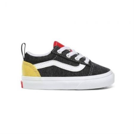 Vans | Kids'Coastal Elastic Lace Old Skool Toddler (1-4 years) (Vans | Kids'Coastal) Black/True White