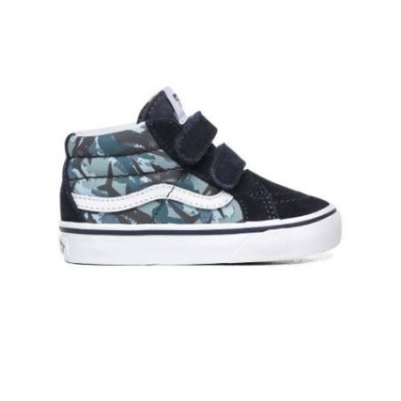 Vans | Kids'Animal Camo Sk8-Mid Reissue V Toddler (1-4 years) (Animal Camo) Parisian Night/True White