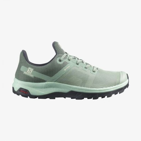 Salomon | Women's OUTLINE PRISM GORE-TEX-Granite Green / Yucca / Ebony