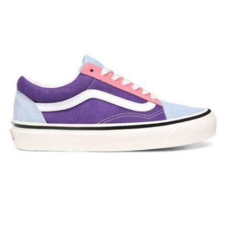 Vans | Women's Anaheim Factory Old Skool 36 DX (Anaheim Factory) Og Light Blue/Og Purple/Og Pink