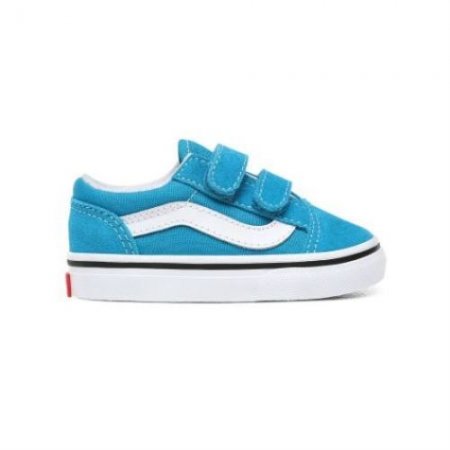 Vans | Kids'Old Skool V Toddler (1-4 years) Caribbean Sea/True White