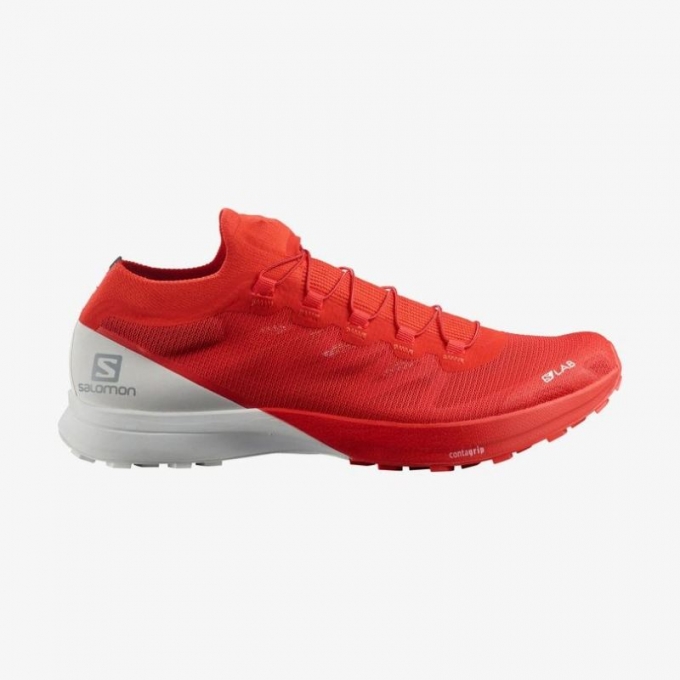 Salomon | Men's S/LAB SENSE 8-Racing Red / White / White