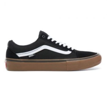 Vans | Men's Old Skool Pro Black-White-Gum