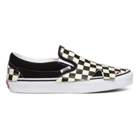 Vans | Women's Classic Slip-On Origami Checkerboard/True White