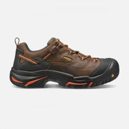 Keen | For Men | Braddock Low (Soft Toe)-Cascade/Orange Ochre