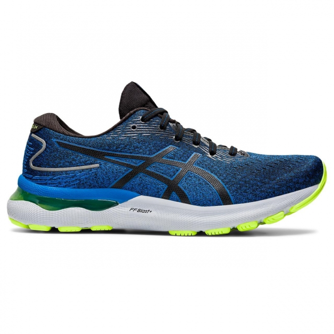 Asics | Men's GEL-NIMBUS 24-Black/Lake drive