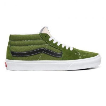 Vans | Men's Retro Sport Sk8-Mid (Retro Sport) Calla Green/True White