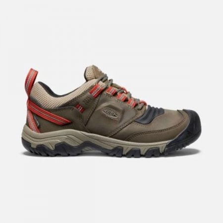 Keen | For Men | Ridge Flex Waterproof Wide-TIMBERWOLF/KETCHUP