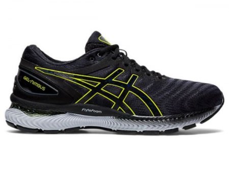 ASICS | FOR MEN GEL-NIMBUS 22 - Carrier Grey/Lime Zest