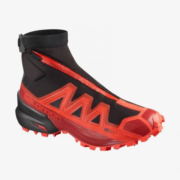 Salomon | Women's SNOWSPIKE CLIMASalomon | WATERPROOF-Black / Racing Red / Red Dahlia