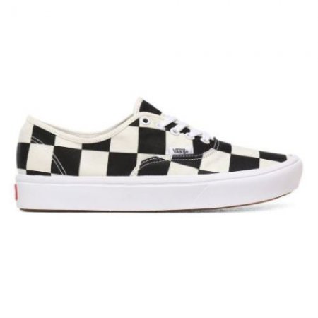 Vans | Women's Half Big Checker ComfyCush Authentic (Half Big Checker) Black/Red