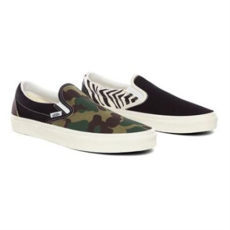 Vans | Women's Mismatch Classic Slip-On (Mismatch) Zebra/Camo