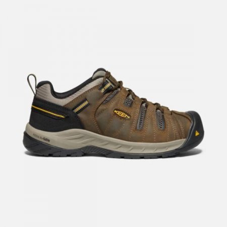 Keen | For Men | Flint II (Soft Toe)-Cascade Brown/Golden Rod