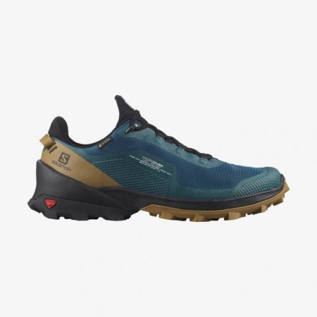 Salomon | Men's CROSS OVER GORE-TEX-Legion Blue / Black / Cumin