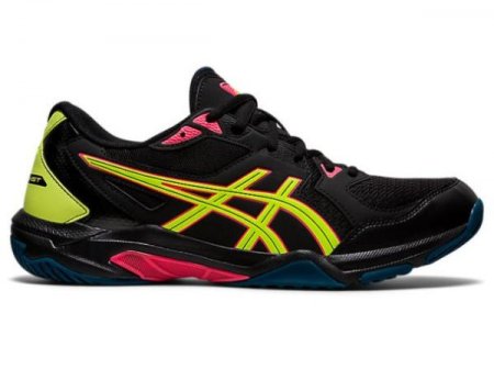 ASICS | FOR MEN GEL-ROCKET 10 - Black/Safety Yellow