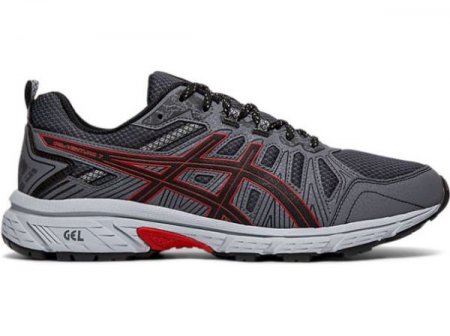 ASICS | FOR MEN GEL-VENTURE 7 (4E) - Black/Classic Red