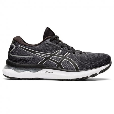 Asics | Women's GEL-NIMBUS 24 (D)-Black/Pure silver