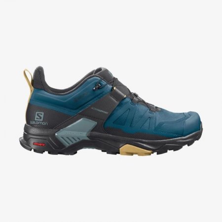 Salomon | Men's X ULTRA 4 GORE-TEX-Legion Blue / Black / Fall Leaf