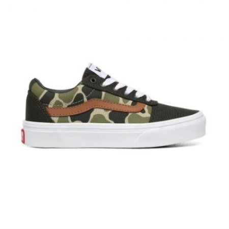 Vans | Kids'Frog Camo Ward Kids (4-8 years) (Frog Camo) Forest Night/White