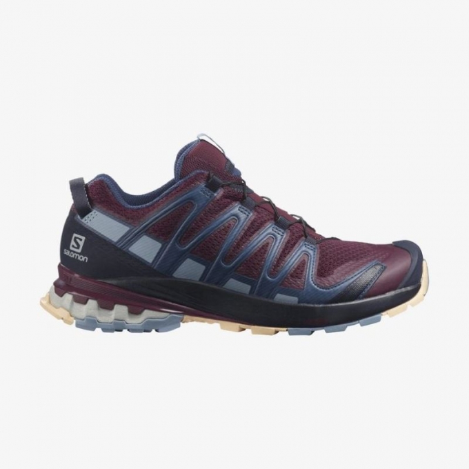 Salomon | Women's XA PRO 3D v8-Wine Tasting / Night Sky / Almond Cream