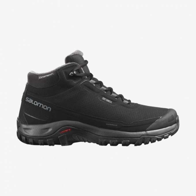 Salomon | Men's SHELTER CLIMASalomon | WATERPROOF-Black / Ebony / Black