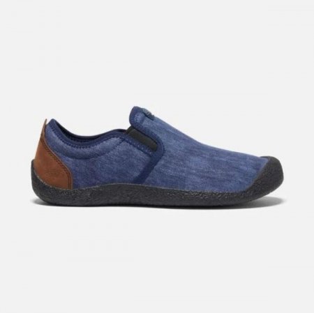 Keen | For Men | Howser Canvas Slip-On-Black Iris/Bison