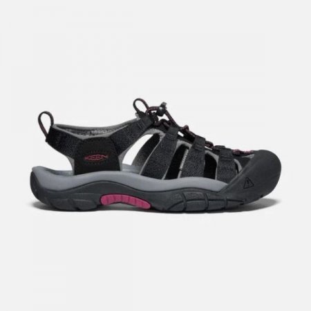 Keen | For Women | Newport H2-Black/Raspberry Wine