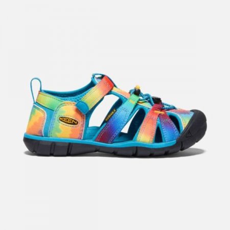 Keen | Big Kids' Seacamp II CNX-Vivid Blue/Original Tie Dye