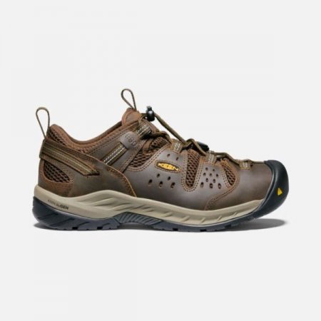 Keen | For Men | Atlanta Cool II ESD (Soft Toe)-Cascade Brown/Forest Night