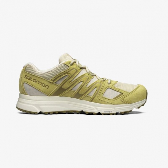 Salomon | Men's X-MISSION 4 SUEDE-Leek Green / Green Moss / Frozen Dew