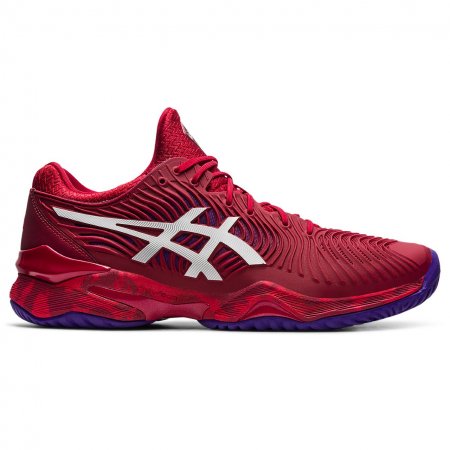 Asics | Men's COURT FF NOVAK-Cranberry/White