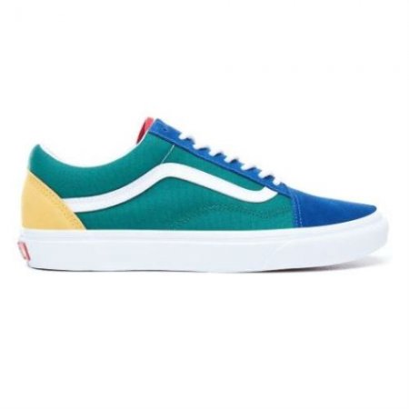 Vans | Women's Yacht Club Old Skool (Vans | Women's Yacht Club) Blue/Green/Yellow