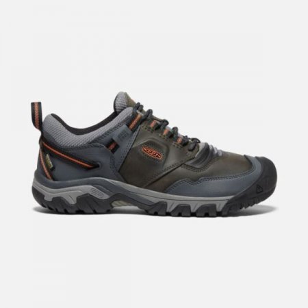 Keen | For Men | Ridge Flex Waterproof-Steel Grey/Fossil Orange