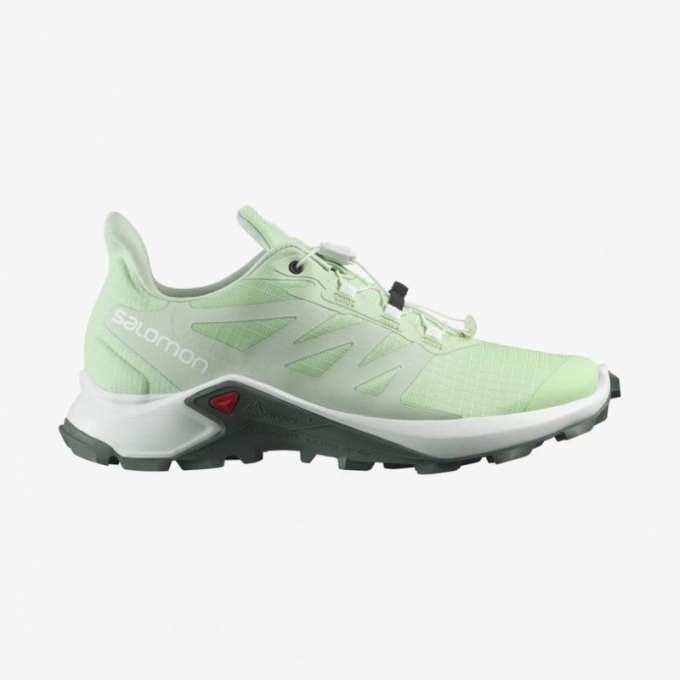 Salomon | Women's SUPERCROSS 3-Patina Green / White / Duck Green