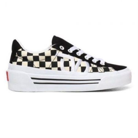 Vans | Women's Checkerboard Sid NI (Checkerboard) True White/Black