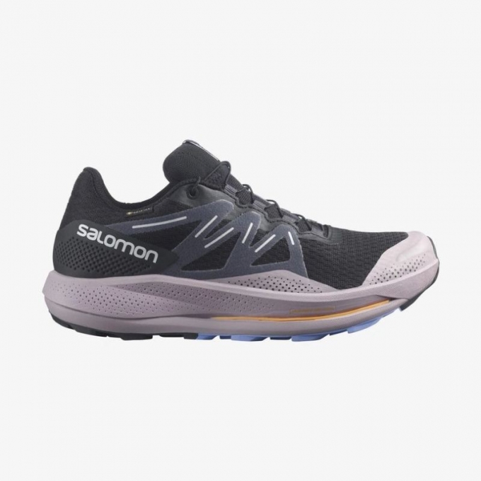 Salomon | Women's PULSAR TRAIL GORE-TEX-Black / Quail / Lolite