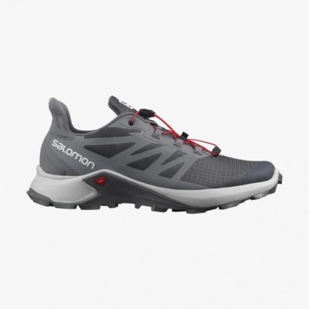 Salomon | Men's SUPERCROSS 3-Ebony / Lunar Rock / Quiet Shade