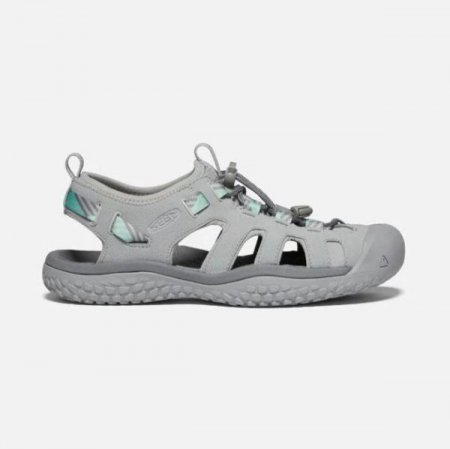 Keen | For Women | SOLR Sandal-Light Gray/Ocean Wave