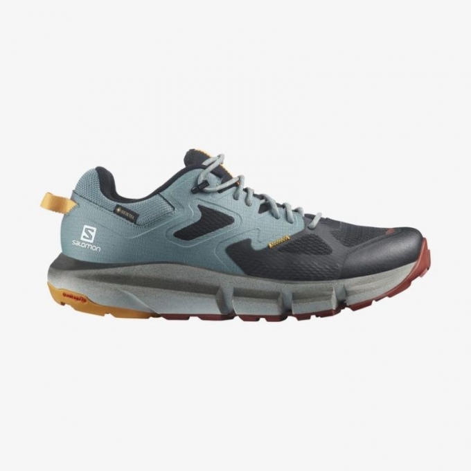 Salomon | Men's PREDICT HIKE GORE-TEX-Black / Trooper / Blazing Orange