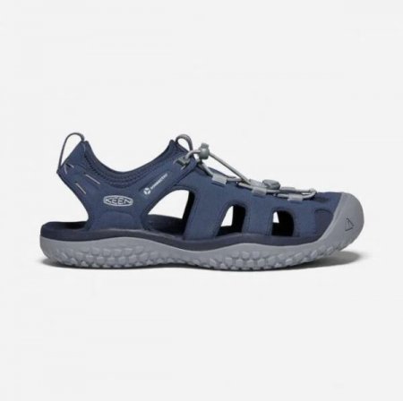 Keen | For Men | SOLR Sandal-Navy/Steel Grey