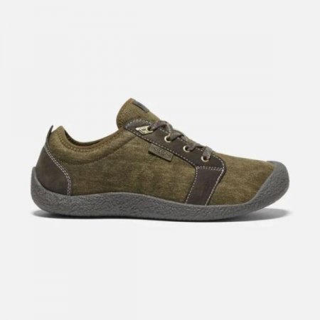 Keen | For Men | Howser Canvas Lace-Up-Dark Olive/Black Olive