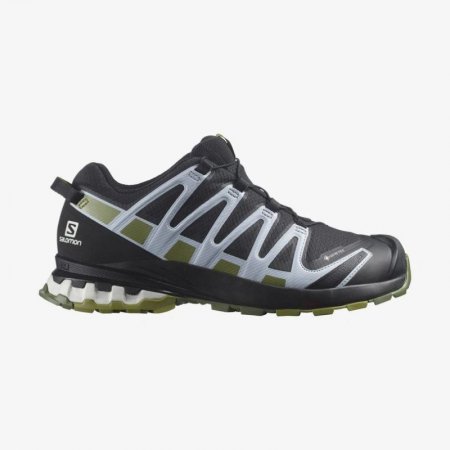 Salomon | Women's XA PRO 3D v8 GORE-TEX-Black / Green Moss / Zen Blue