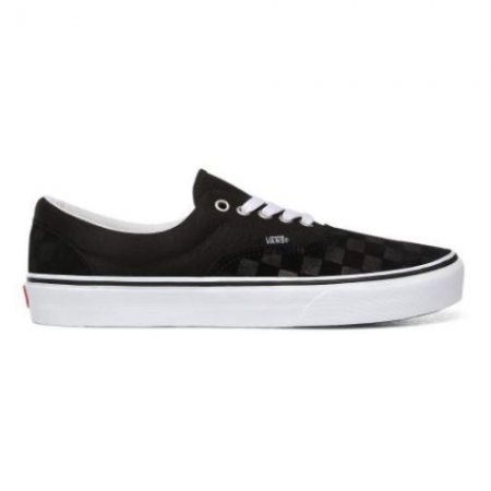 Vans | Men's Deboss Checkerboard Era (Deboss Checkerboard) Black/True White