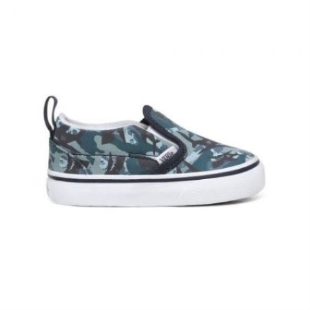 Vans | Kids'Animal Camo Slip-On Toddler (1-4 years) (Animal Camo) Parisian Night/True White